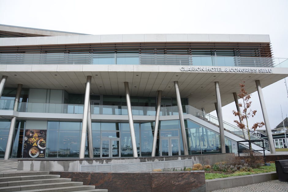 hotel grenzau westerwald - Front view of Clarion Hotel showcasing modern design and glass facade.