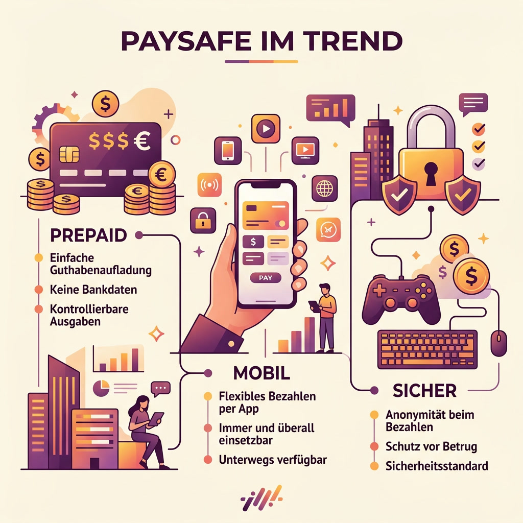 Infografik: Paysafe als Prepaid-Trend in der digitalen Unterhaltung
